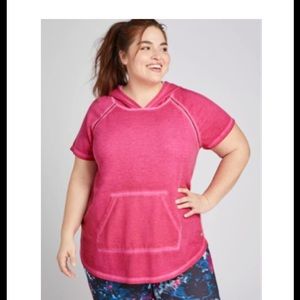 Livi Active short sleeve sweatshirt hoodie